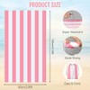 AOOWU Beach Towel 160 x 90 cm, Microfibre Bath Towel,