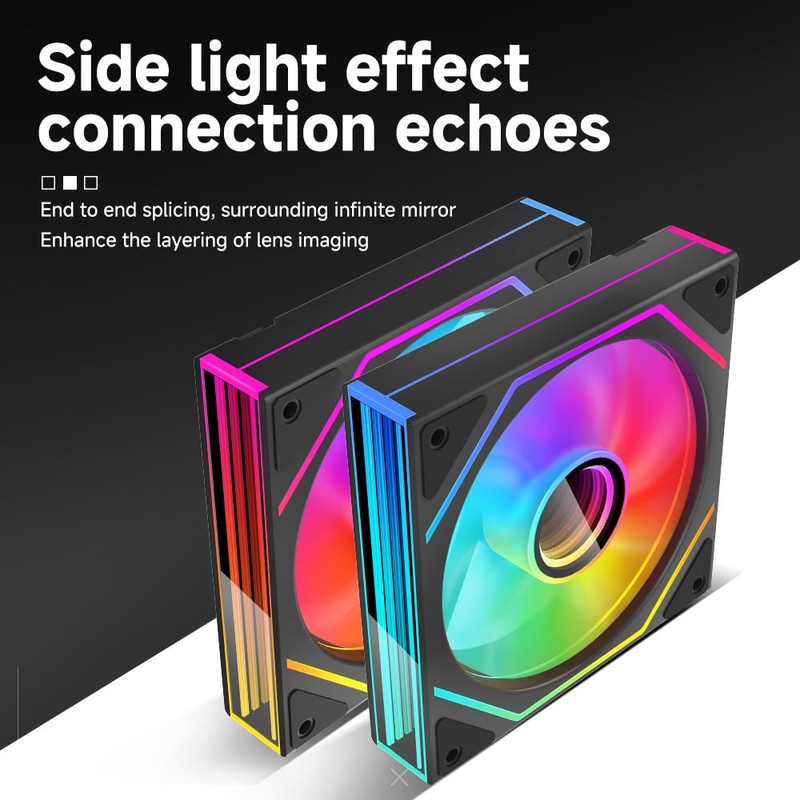 Jungle Leopard Prism6 MAX 120mm ARGB PC Case Fans -