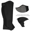 Super Fiber PU Leather Half Chap Horse Riding Body Protector