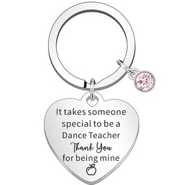 WTOPP Dance Teacher Gifts For Women Thank You Dance Teacher Gifts Keyring Dance Teacher Appreciation Gifts Childminder Christmas Gifts Thank You For Being Mine