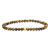 LAKADA Genuine Gemstone Bracelet with Faceted 4 mm Beads and