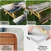 CAPSCEOLL Fitted Picnic Table Cover with Bench Covers, Outdoor Tablecloth