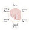 Hoogoo Gel Toe protectors Toe Sleeves Toe Covers Tube Pads