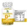 Vitamina D3 5000 UI 300 caps, Refuerza sistema Inmune, Calcio