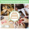 BENECREAT 3Pcs Ribbon Measuring Board, MDF Ribbon Ruler for 6/8/10/12/13/14