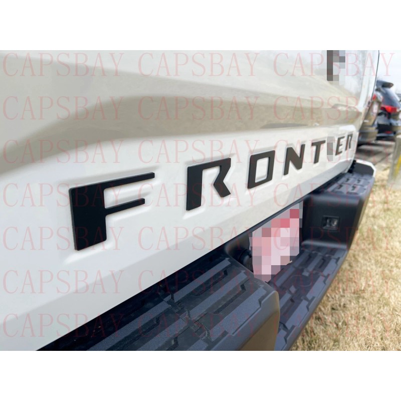 BEST HOT TX Matte Black Raised Tailgate Letters for 2022