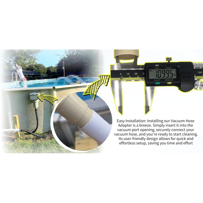 Revolutionize Your Pool Cleaning with Vacuum Hose Adapter for Doughboy