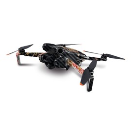 MightySkins Carbon Fiber Skin Compatible with DJI Mini 4 Pro - Stitch Dragons | Protective, Durable Textured Carbon Fiber Finish | Easy to Apply