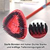 2 Pieces Rotating Mop Replacement Head, Triangle Mop Replacement Head,