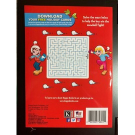 KAPPA JUMBO COLORING & ACTIVITY BOOK CHRISTMAS VILLAGE FREE PRINT- HOLIDAY CARDS