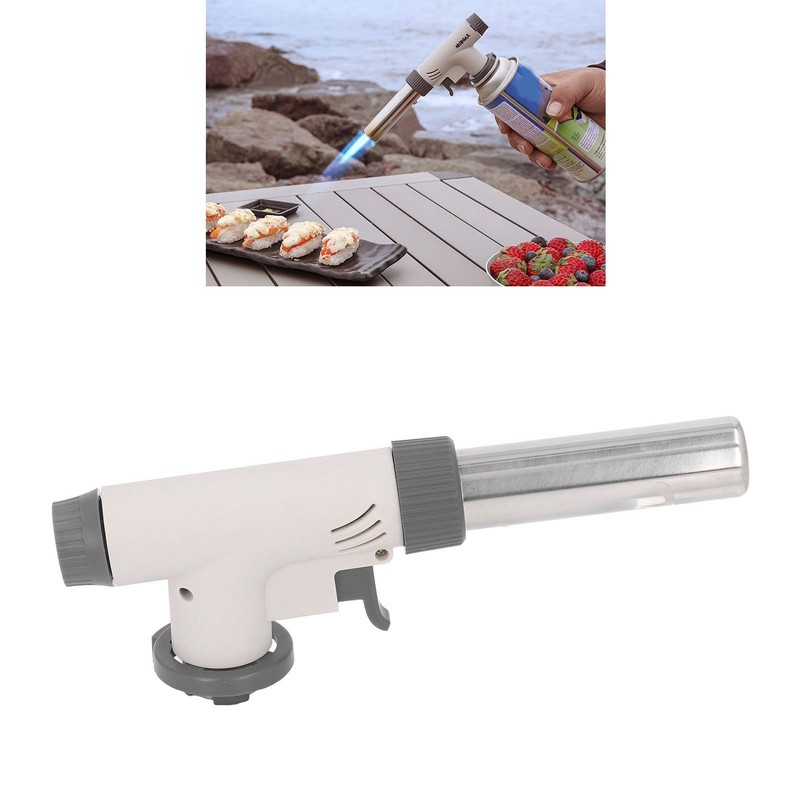 Flame Gun Torch Welding Gas Blowtorch Invertible Kitchen Outdoor BBQ