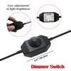 HayEastdor 3PCS LED Strip Light Dimmer Switch Cable DC12V-24V LED