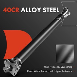 A-Premium Rear Complete Drive Shaft Prop Shaft Driveshaft Assembly Compatible with Ford F-150 F150 5.4L 150.5" Wheelbase & Lincoln Mark LT 2006-2008 5.4L, [RWD], Replace# 8L3Z4R602B, 7L344K145BA