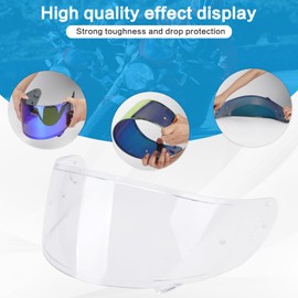 RIDLOG Motorcycle Helmet Visor for RF-1200 RF 1200 Visor Replacement, Tinted Motorcycle Helmet Visor Compatible with RF-1200 CWR-1 X14 Z7 X-Spirit (Clear)