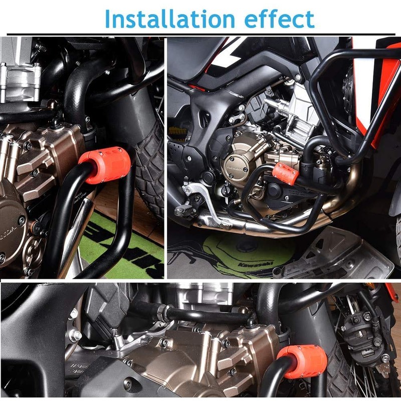 Lorababer 1 Pair Motorcycle 22/25/28mm Engine Crash Bar Protection Bumper