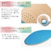 NIJISoRa Insole, Women's, Pumps Insole, Thin, Round Toe, Beige (23.5-24.5cm)