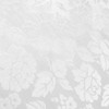 ANRO Oilcloth Tablecloth Oilcloth Washable Tablecloth Flowers Plain White Relief
