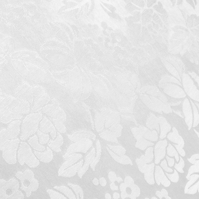 ANRO Oilcloth Tablecloth Oilcloth Washable Tablecloth Flowers Plain White Relief