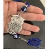 Blue Evil Eye Owl Car or Wall Decor Charm Hanging