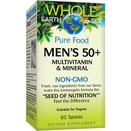 Natural Factors Whole Earth & Sea men's 50 + / 60 tablets