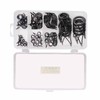 Fishing Rod Tip Repair Kit High Carbon Steel Ceramic Ring