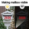Yuomtf Reflective Mailbox Numbers Sticker for Outside，8 Sets 0-9 Self
