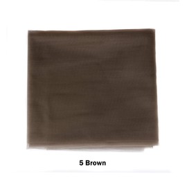 1/4 Yard Swiss Lace Net for Wig Making and Wig Caps Lace Wigs Material Lace Closure (Brown)