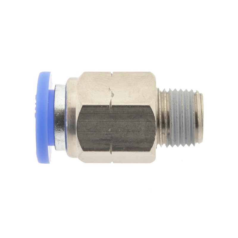 IQS Straight Connector NPT 1/4 Inch - 3/8 Inch (9.52