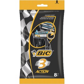 BIC 3 Action Men's Razor - Pack of 8