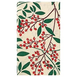 濱文様 てぬぐい 南天