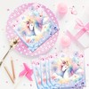 40 Pcs Dream Unicorn Party Napkins Unicorn Rainbow Napkins Flower