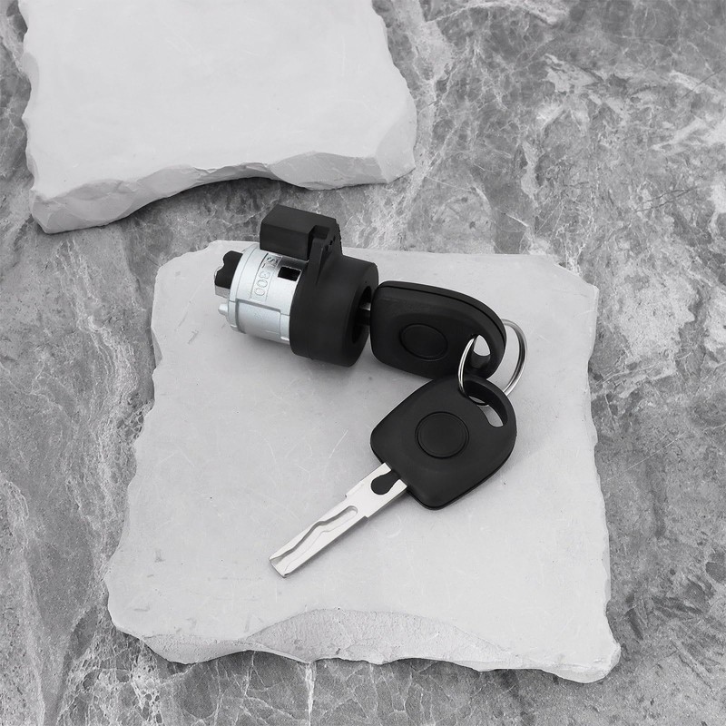 OTOTEC Ignition Lock Cylinder with 2 Keys 3B0905855C Compatible with