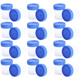 MILISTEN 50 Pcs Scientific Specimen Container Plastic Urine Container Sealed Box Laboratory Supplies 40ml Random Color