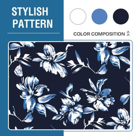 H.VERSAILTEX Super Stretch 3 Pieces Sofa Covers for 2 Cushion Couch Covers Sofa Slipcovers Feature Soft Thick Bouncy Modern Style with Individual Cushion Covers Pet Friendly - Loveseat, Navy