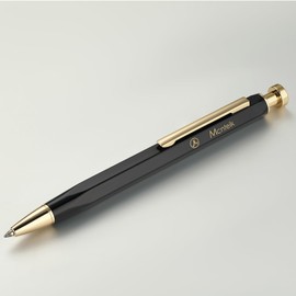 MCNTEIK Black Click Pen With 24K Gold Finish, Fine lacquer work, Exquisite Gel Pen Gift Set for Men & Women, ADMOK Black G2 refill, Office Supplies, Professional, Executive, Nice Retractable Pen