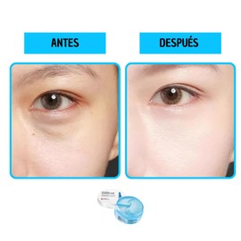 60 Parches Ojos Acido Hialuronico y 15ml Serum Emulsion Con Acido Hialuronico, Mascarilla Para Ojeras Y Bolsas de Ojos, Contorno De Ojos, Hidrogel Anti Arrugas, Lineas De Expresion, Hinchazon, Parches Para Contorno Ojos Humectante, Optigel,eye patches, 8