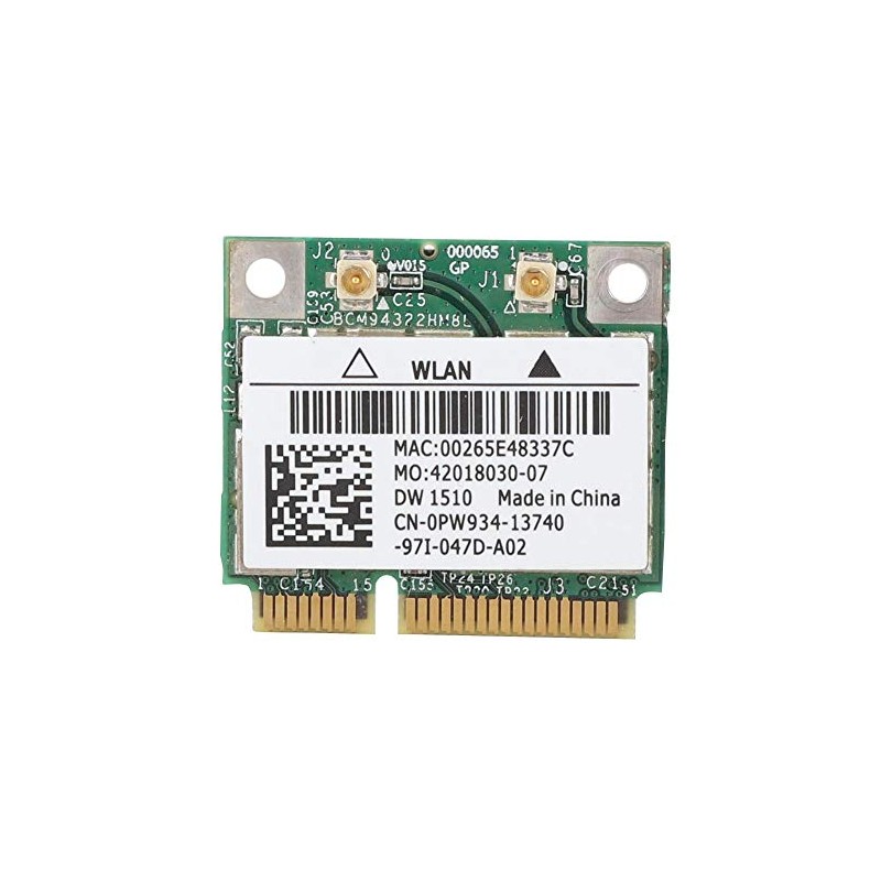 DW1510 BCM94322HM8L Tarjeta de Red inalámbrica Mini PCI-E de 300