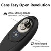 Electric Can Opener, Automatic Handheld Design, Light Black