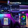 Acrylic Interior Car LED Lights with Remote and Wireless APP