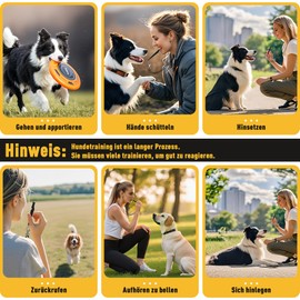 Dog whistle for recall, dog whistle high frequency silent with whistle band, standardised frequency, audible and far-reaching, training aids for dogs the perfect recall