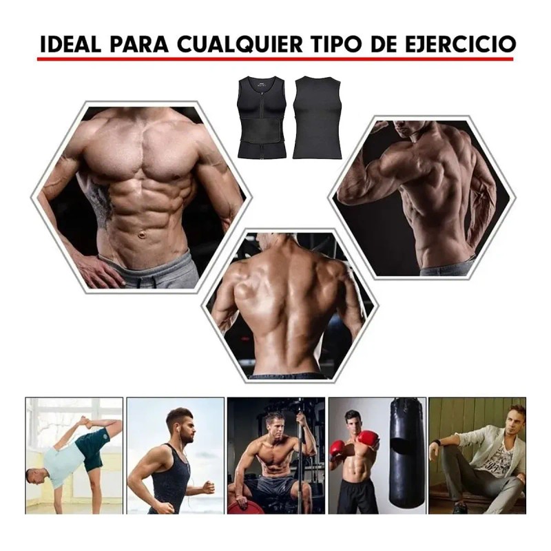 Faja Deportiva Gym Quema Grasa Corrector De Postura Hombre