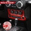 RT-TCZ para Wrangler JK central Dash AC interruptor cubierta bisel
