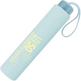 Happy Rain Pocket Umbrella UV50 UV Protect Super Mini, aqua, Compact