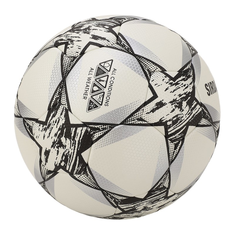 Soccer Ball Size 5 High Elasticity Kick Resistant PU Leather