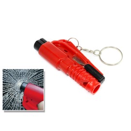 Rescue Hammer, Punch Type, Emergency Escape Hammer, Seat Belt Cutter, SOS Whistle