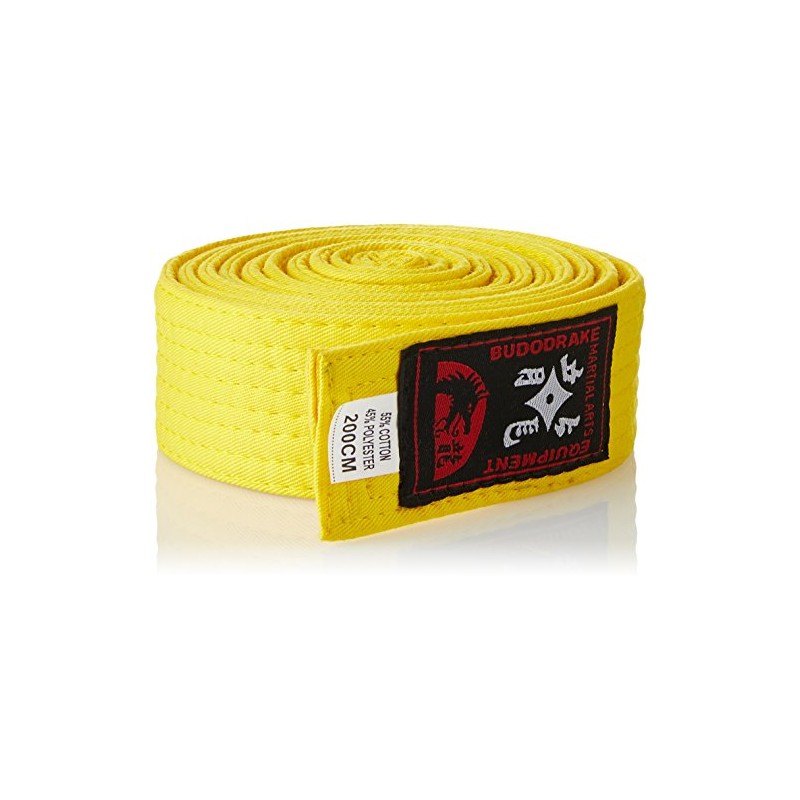 Karate Belt Judo Belt Taekwondo Belt Yellow (180)