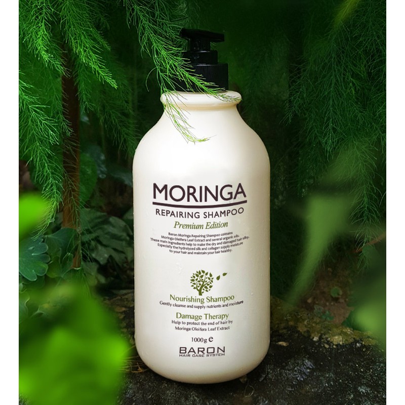 바론 모링가 리페어링 샴푸, 1L, 1개 Baron Moringa Repairing Shampoo,