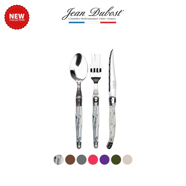 Jean Duveau Laguiole Dinner 3 Piece 3P Set for 1