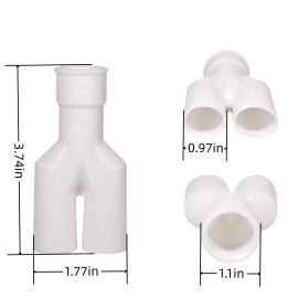 For Fisher & Paykel Dishwasher Drain Hose Joiner for Fisher & Paykel Replaces 525925, FP-529872