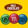 M&M'S Pre-Designed Thank You Milk Chocolate Candy - 5lbs Bulk